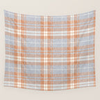 fall plaid - warm neutrals Wall Tapestry Gallery Image 4
