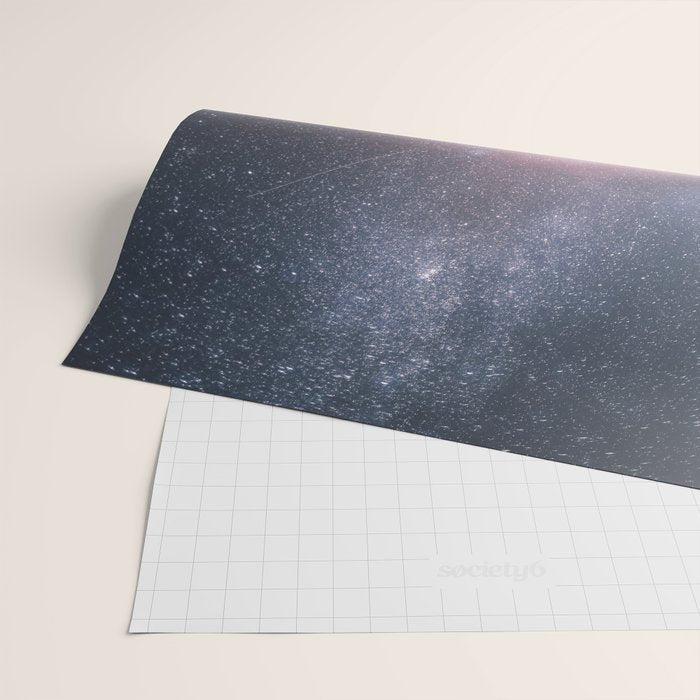 Milky Way Stars Mountain Landscape Wrapping Paper Gallery Image 2