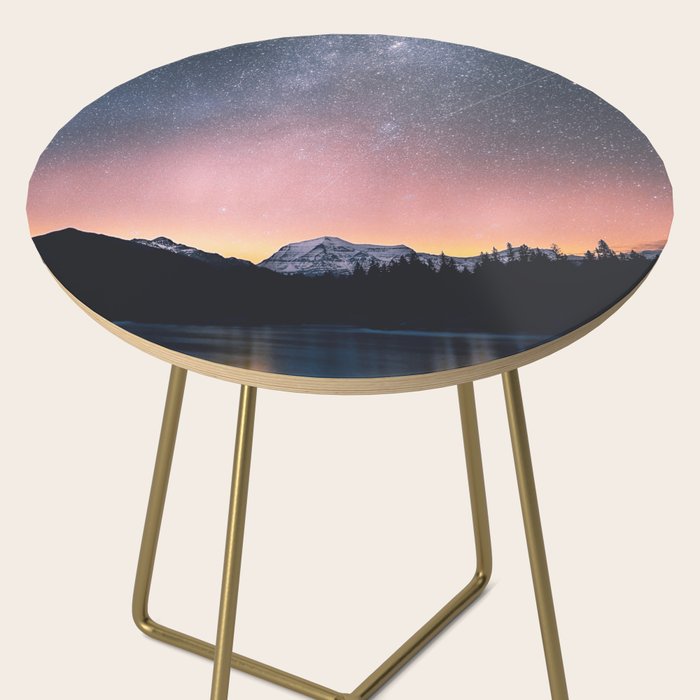 Milky Way Stars Mountain Landscape Side Table Gallery Image 2