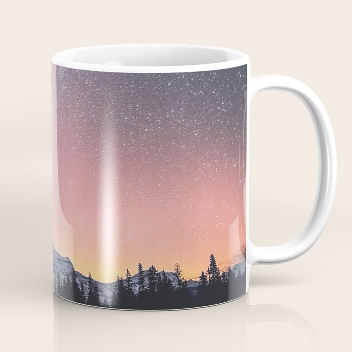 Milky Way Stars Mountain Landscape Coffee Mug Gallery Image 1