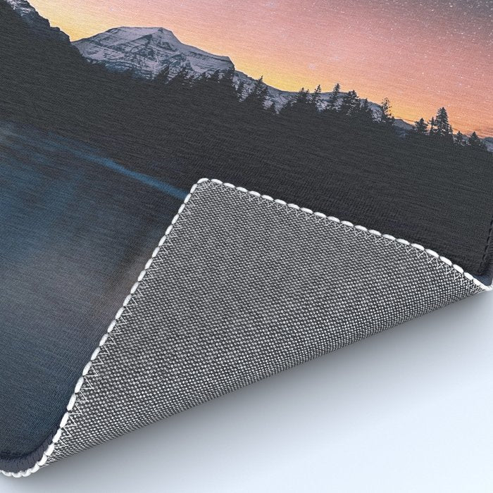 Milky Way Stars Mountain Landscape Rug Gallery Image 4