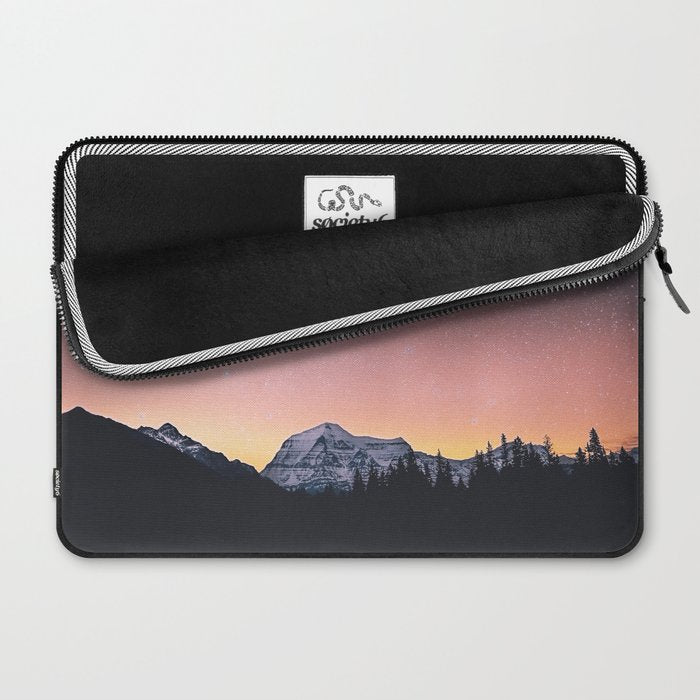 Milky Way Stars Mountain Landscape Laptop Sleeve Gallery Image 2