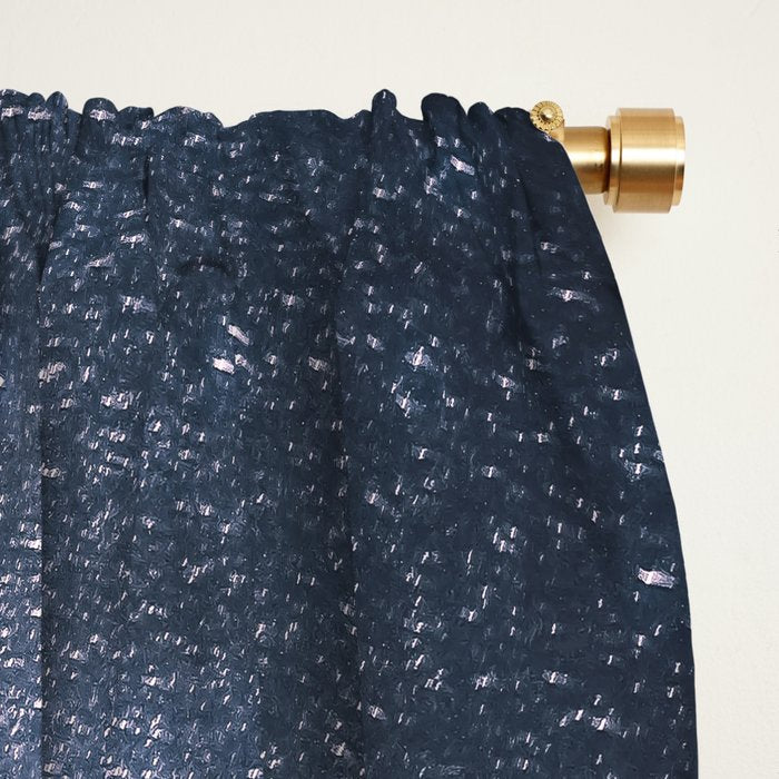 Milky Way Stars Mountain Landscape Window Curtain Gallery Image 2