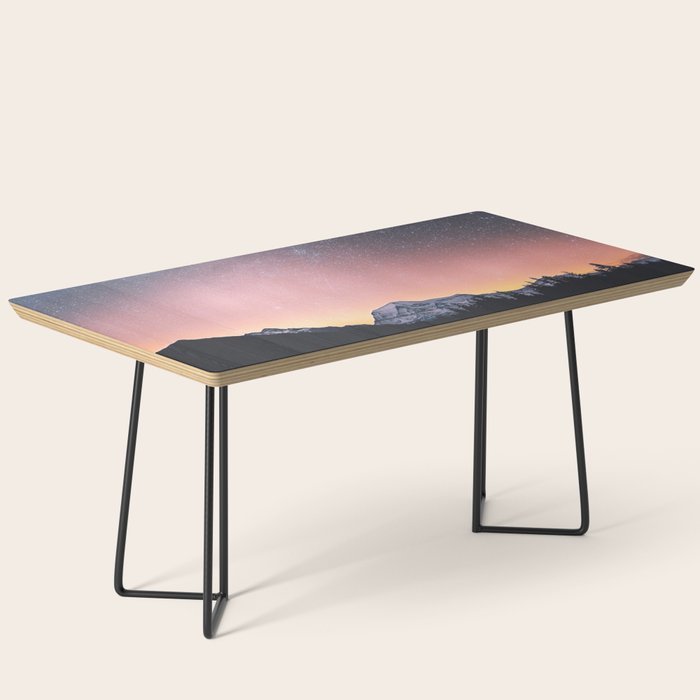 Milky Way Stars Mountain Landscape Coffee Table Gallery Image 1
