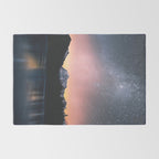 Milky Way Stars Mountain Landscape Rug Gallery Image 2