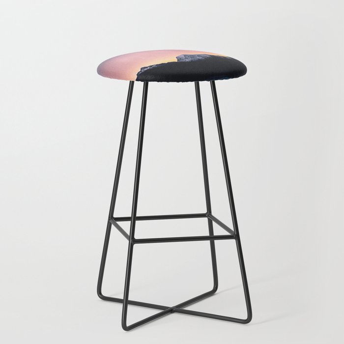 Milky Way Stars Mountain Landscape Stool Gallery Image 1