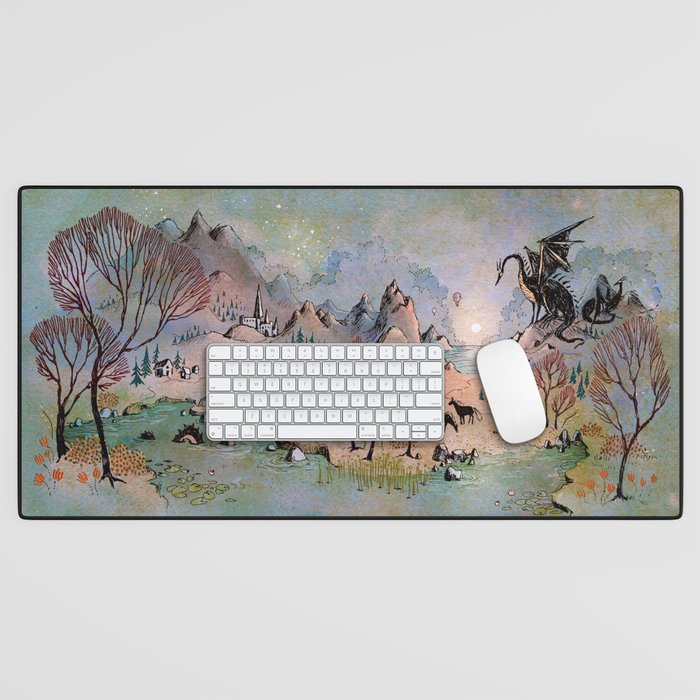 Dragon Hills Desk Mat