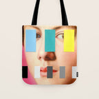 Portrait With A Spectrum 3 Tote Bag Gallery Image 1
