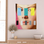 Portrait With A Spectrum 3 Wall Tapestry Gallery Image 2