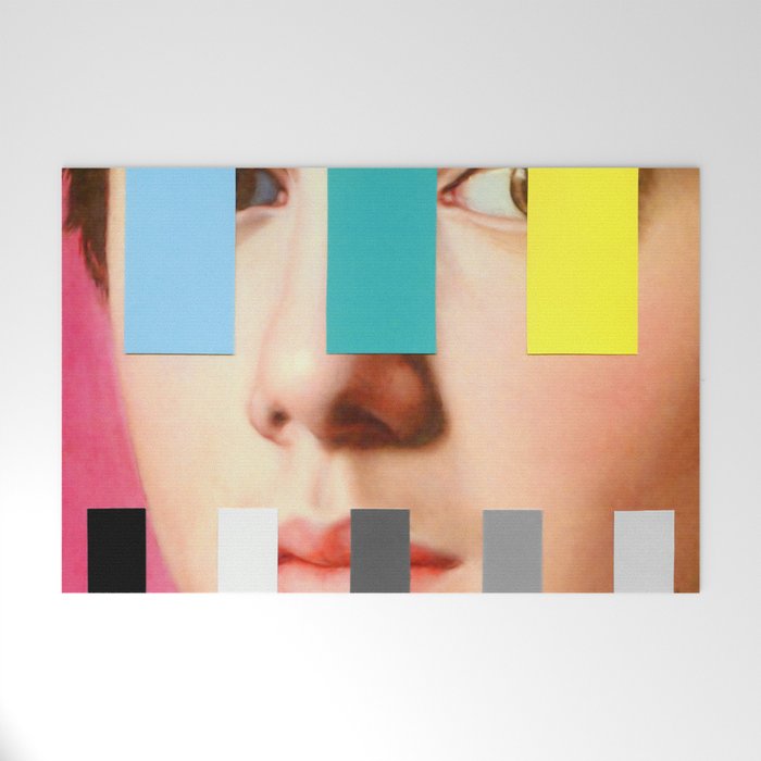 Portrait With A Spectrum 3 Welcome Mat Gallery Image 1