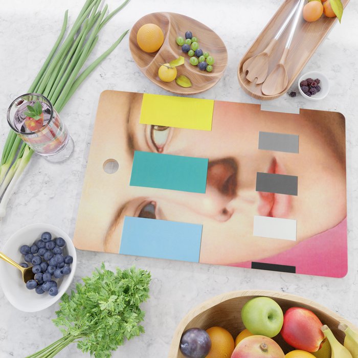 Portrait With A Spectrum 3 Cutting Board Gallery Image 2