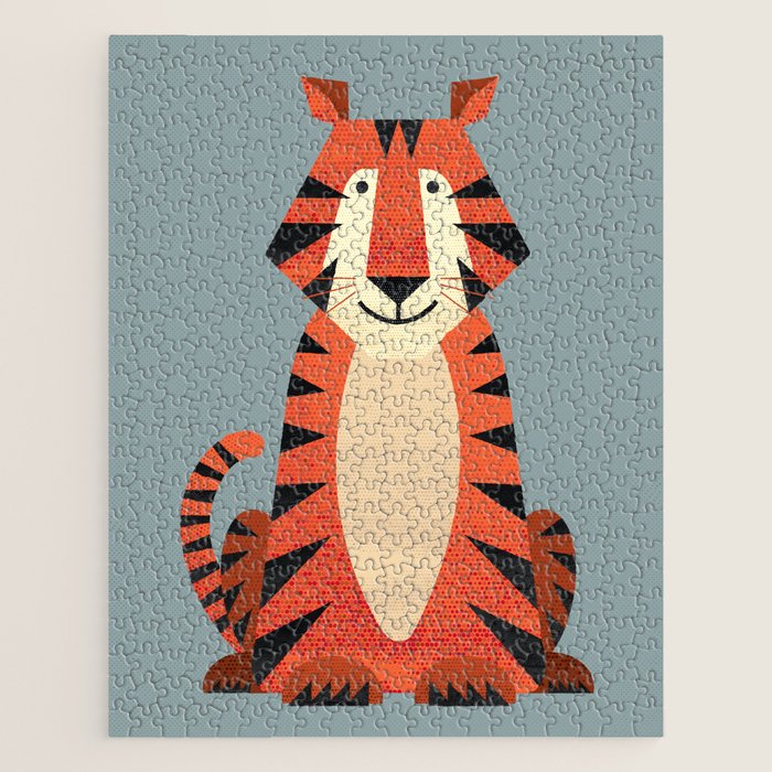 Whimsy Tiger Jigsaw Puzzle Gallery Image 1