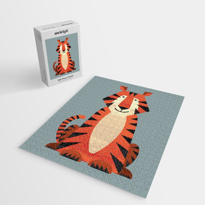 Whimsy Tiger Jigsaw Puzzle Gallery Image 2