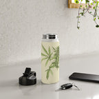 Vintage botanical print - Cannabis Water Bottle Gallery Image 4