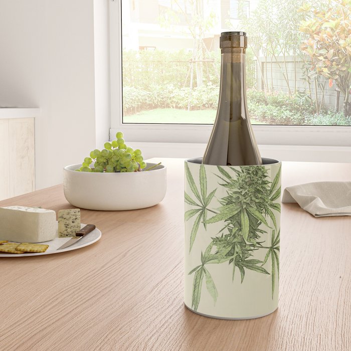 Vintage botanical print - Cannabis Wine Chiller Gallery Image 4