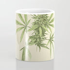 Vintage botanical print - Cannabis Coffee Mug Gallery Image 4