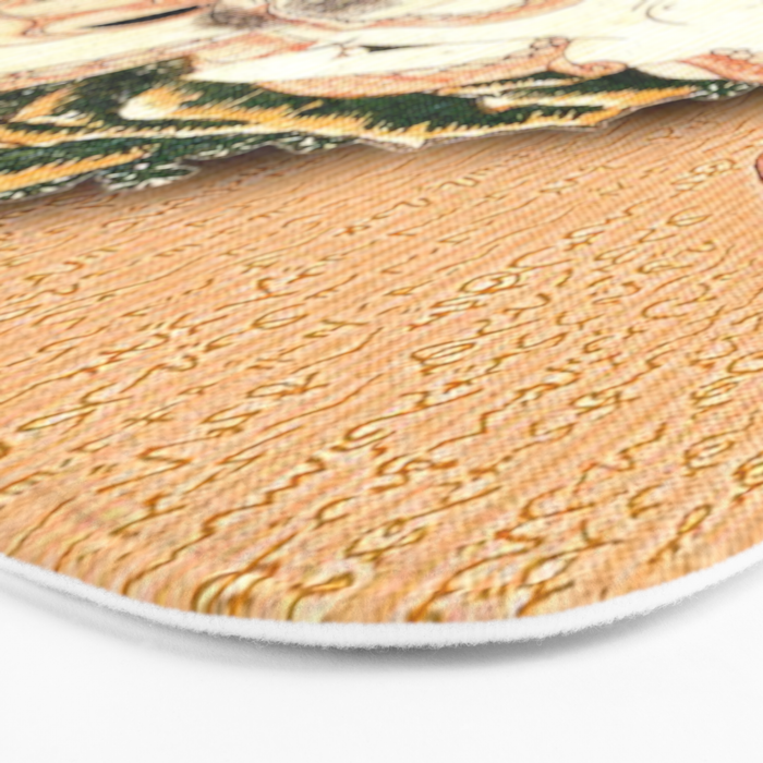 The Dream of the Fisherman's Wife by Katsushika Hokusai Bath Mat Gallery Image 3