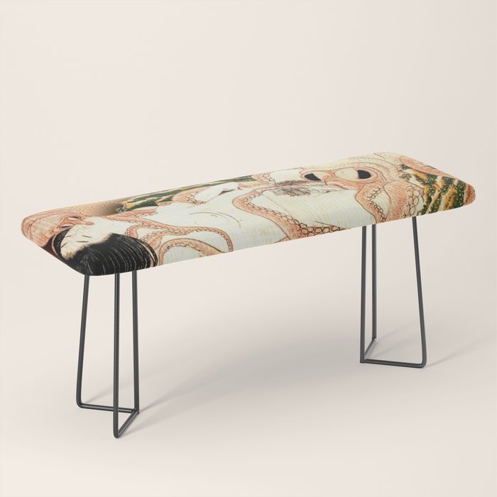 The Dream of the Fisherman's Wife by Katsushika Hokusai Bench Gallery Image 1