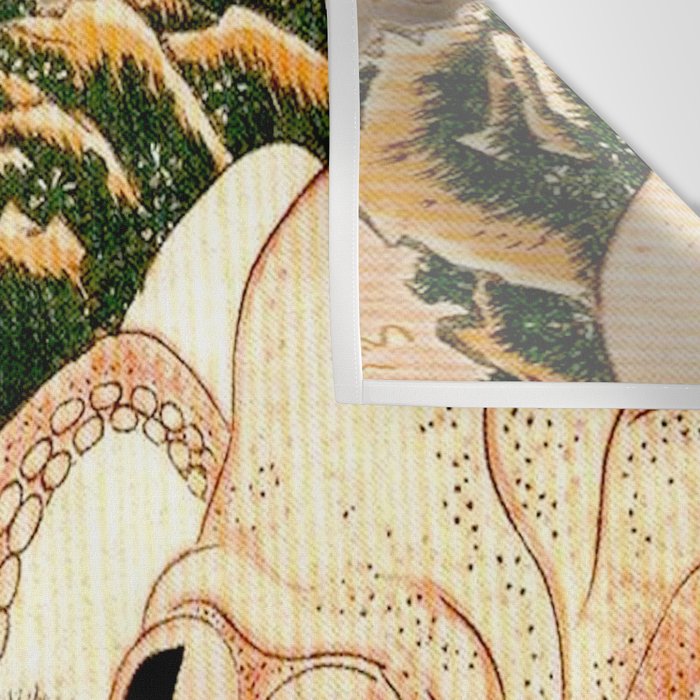 The Dream of the Fisherman's Wife by Katsushika Hokusai Wall Tapestry Gallery Image 3