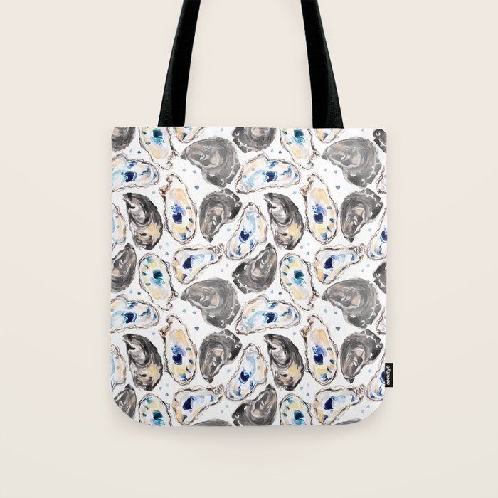 Coastal Oysters Tote Bag Gallery Image 1
