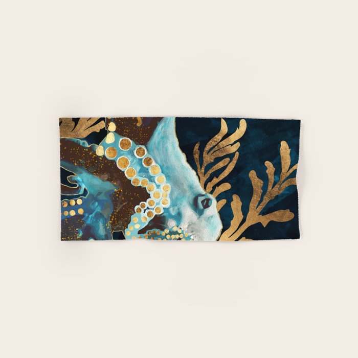 Indigo Octopus Towels Gallery Image 1