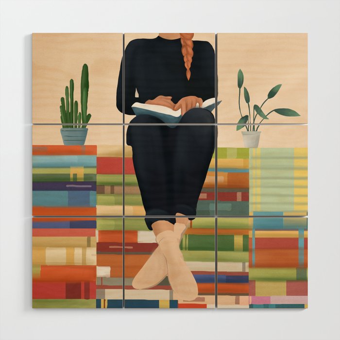 Books 1 Wood Wall Art Gallery Image 1