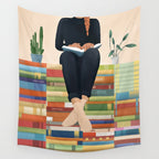 Books 1 Wall Tapestry Gallery Image 4