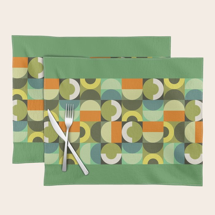 Modern Geometric 90B Placemat Gallery Image 1