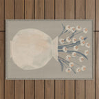 Flowers In A Vase 16 Outdoor Rug Gallery Image 1