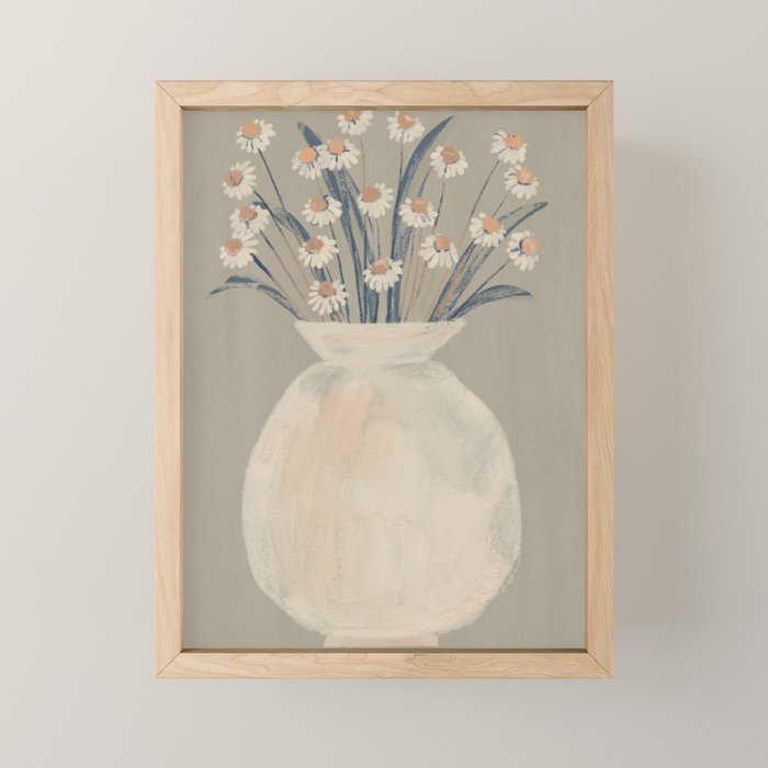 Flowers In A Vase 16 Mini Art Print Gallery Image 1