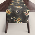 Year of the Snake 2025 - Black Table Runner Gallery Image 1