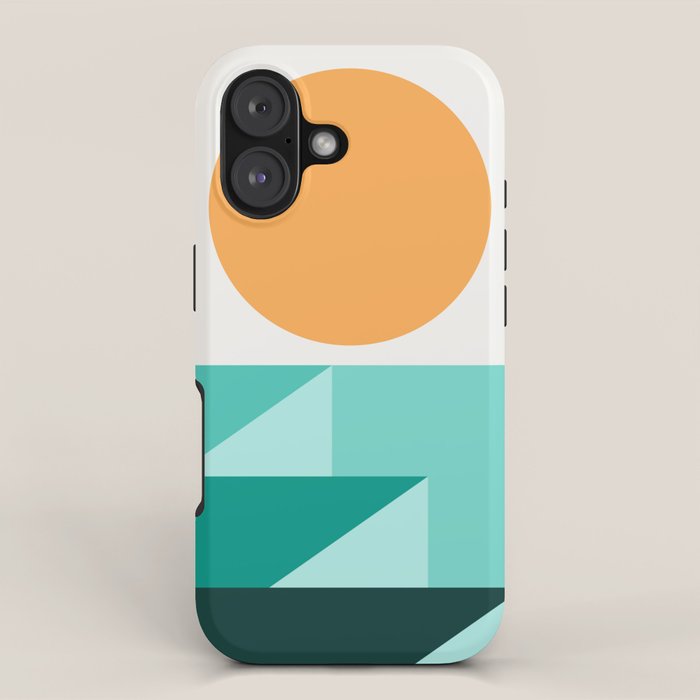 Geometric Landscape 25A iPhone Case Gallery Image 1
