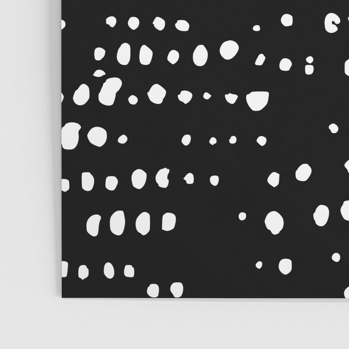 Abstract Spotted Pattern in Black and White Poster Gallery Image 3