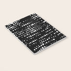 Abstract Spotted Pattern in Black and White Notebook Gallery Image 3