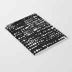 Abstract Spotted Pattern in Black and White Notebook Gallery Image 2