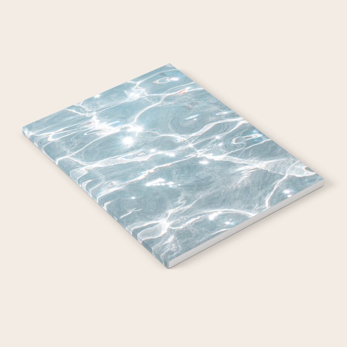 Crystal Clear Blue Water Photo Art Print | Crete Island Summer Holiday | Greece Travel Photography Notebook Gallery Image 1