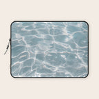 Crystal Clear Blue Water Photo Art Print | Crete Island Summer Holiday | Greece Travel Photography Laptop Sleeve Gallery Image 1