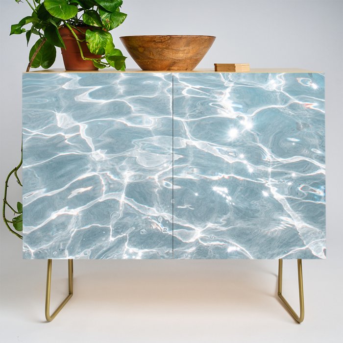 Crystal Clear Blue Water Photo Art Print | Crete Island Summer Holiday | Greece Travel Photography Credenza Gallery Image 1