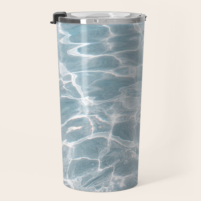 Crystal Clear Blue Water Photo Art Print | Crete Island Summer Holiday | Greece Travel Photography Travel Mug Gallery Image 3