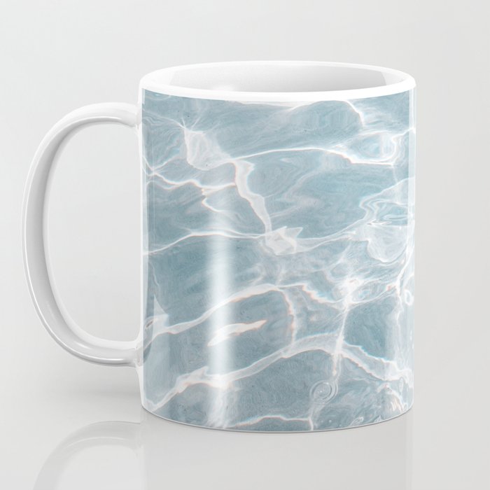 Crystal Clear Blue Water Photo Art Print | Crete Island Summer Holiday | Greece Travel Photography Coffee Mug Gallery Image 3