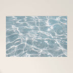 Crystal Clear Blue Water Photo Art Print | Crete Island Summer Holiday | Greece Travel Photography Welcome Mat Gallery Image 1