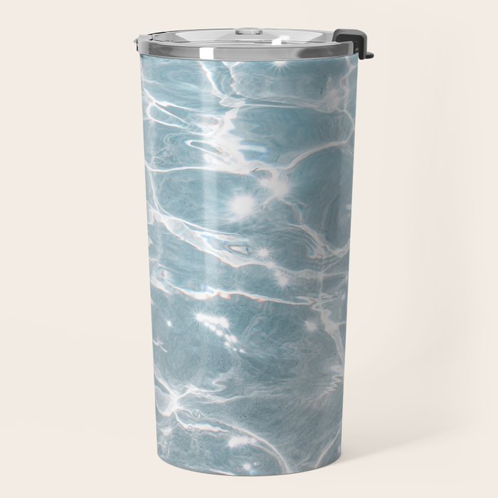 Crystal Clear Blue Water Photo Art Print | Crete Island Summer Holiday | Greece Travel Photography Travel Mug Gallery Image 2