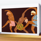 Midnight Muse: The Dance of Sisterhood Wall Mural Gallery Image 2