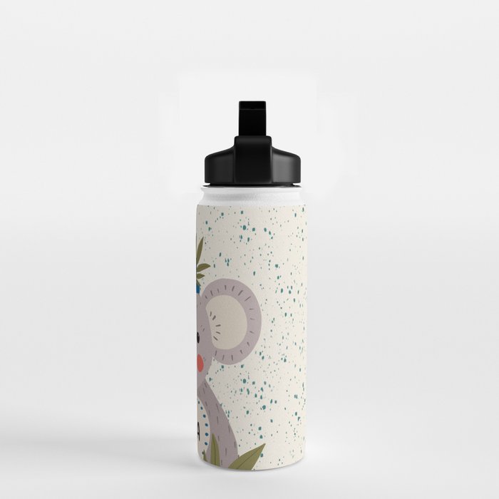 Koala with hat  Water Bottle Gallery Image 2