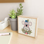 Koala with hat  Mini Art Print Gallery Image 2