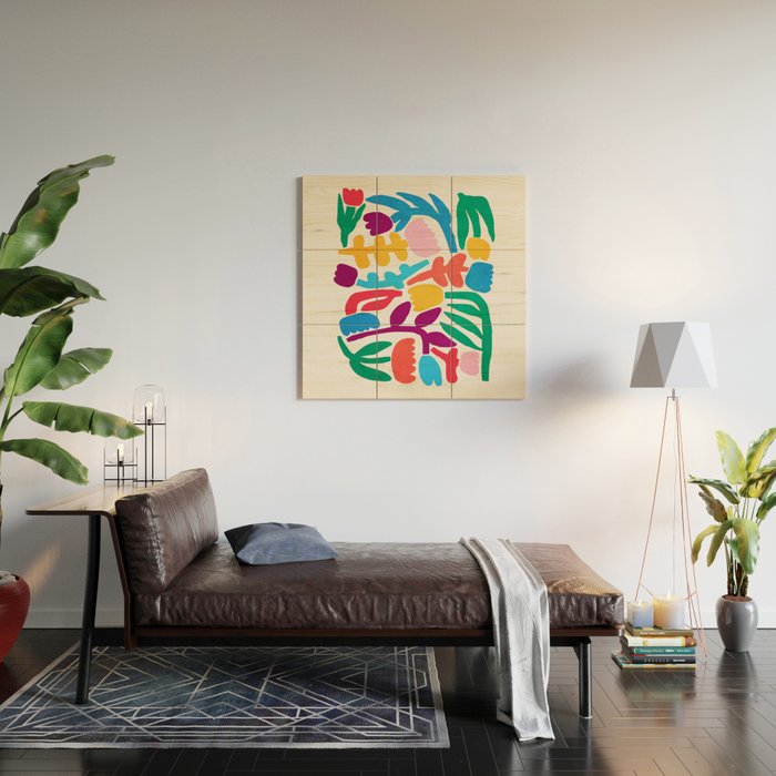 Paper Flowers: Matisse Edition Wood Wall Art Gallery Image 2