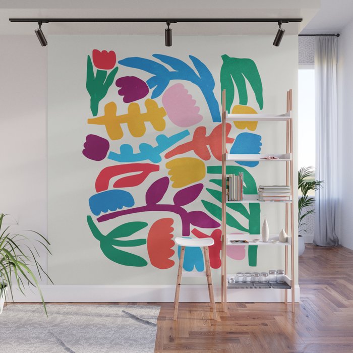 Paper Flowers: Matisse Edition Wall Mural Gallery Image 1