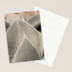 Gray Leaf Line Study Botanical Stationery Card Gallery Image 2