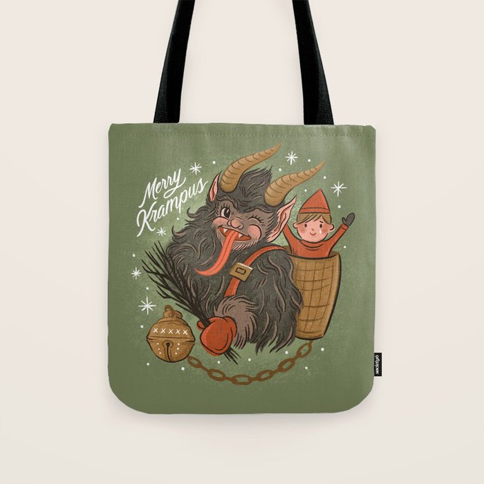 Merry Krampus Tote Bag Gallery Image 1