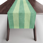 STRIPES - 004 - green Table Runner Gallery Image 1